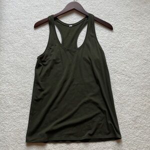 lululemon athletica olive long Tank Top